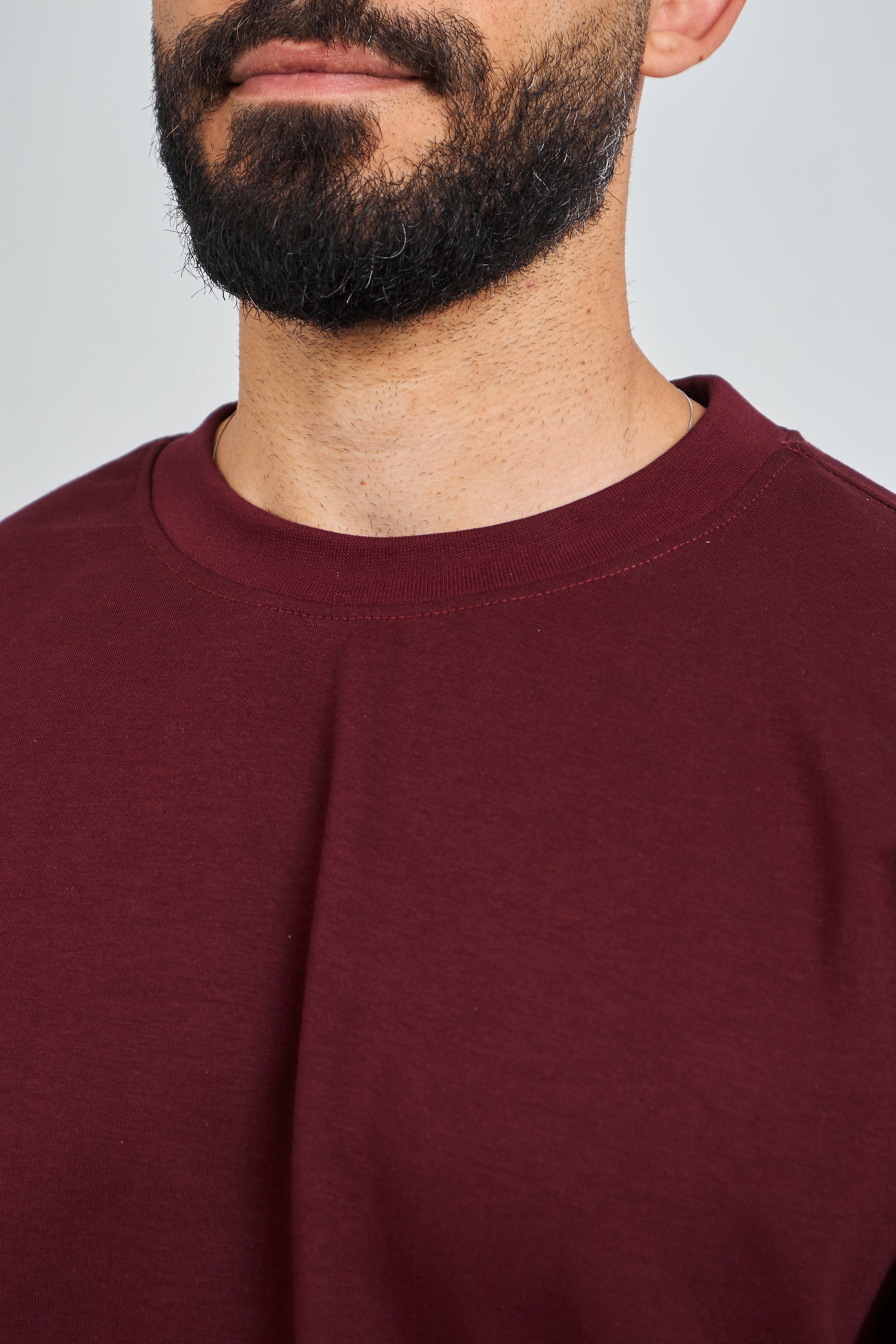 Burgundy GVOX Oversized Essential Tee