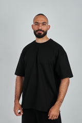 Black GVOX Oversized Essential Tee