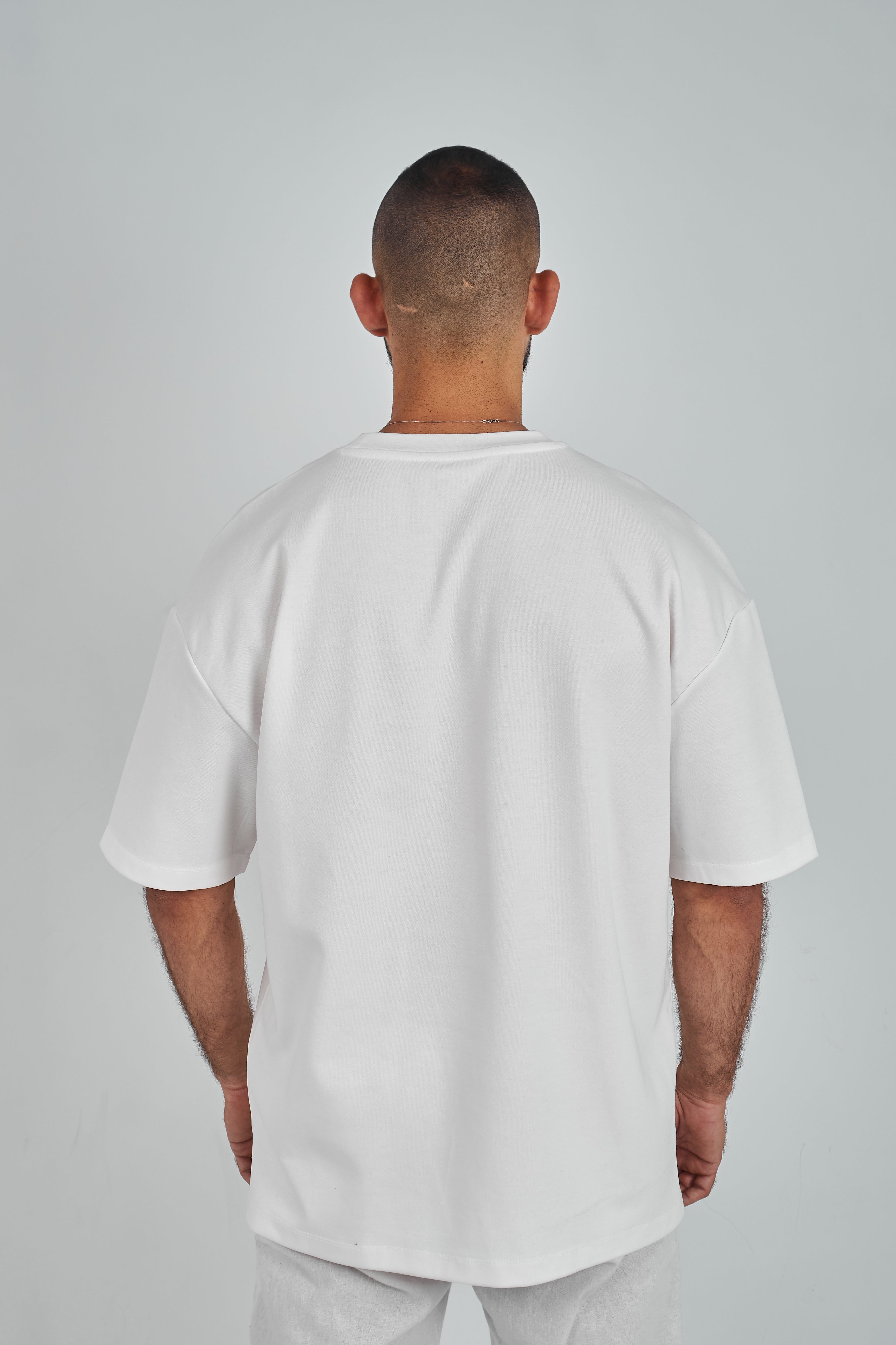 White GVOX Oversized Essential Tee