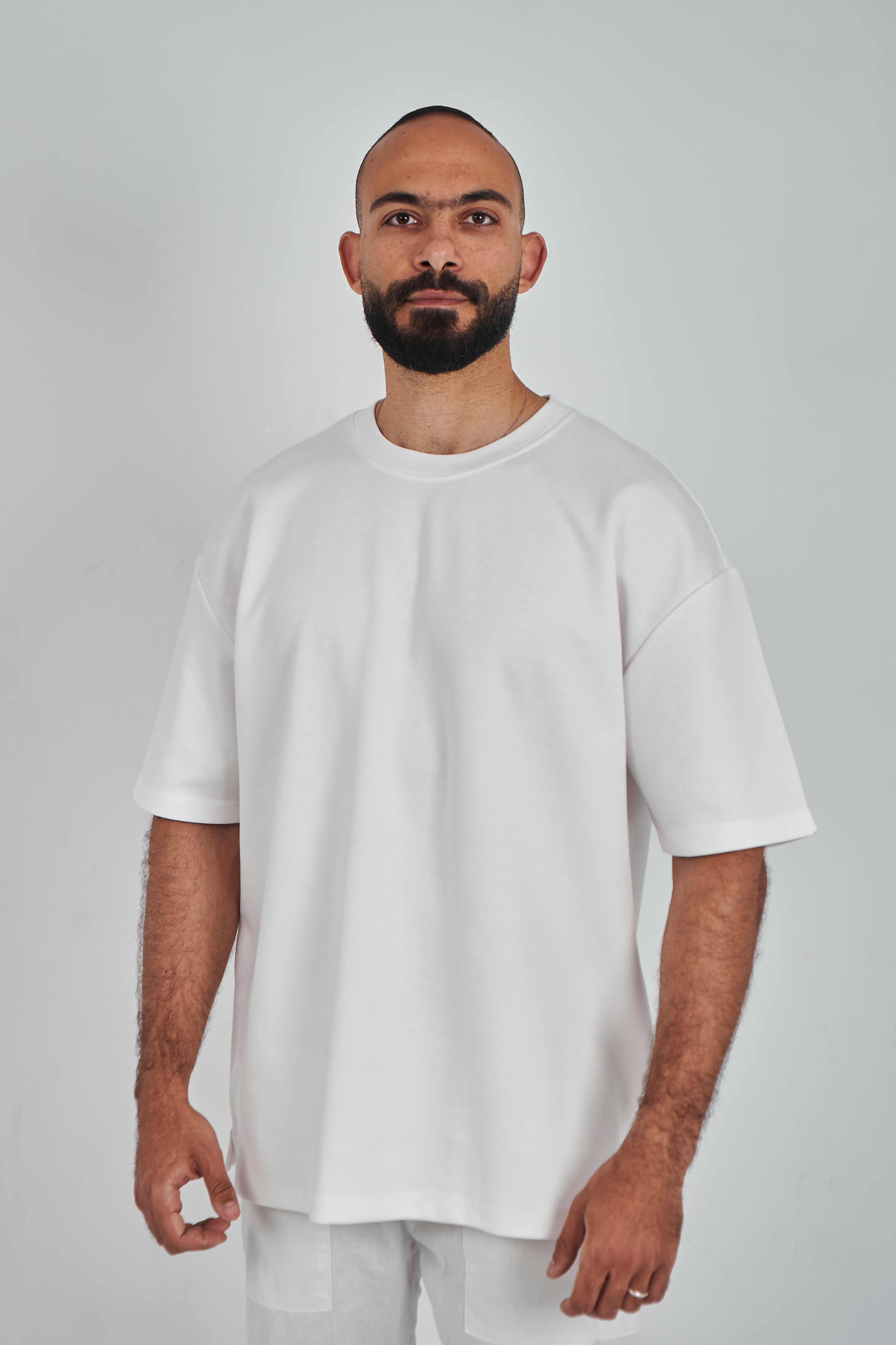 White GVOX Oversized Essential Tee