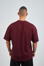 Burgundy GVOX Oversized Essential Tee