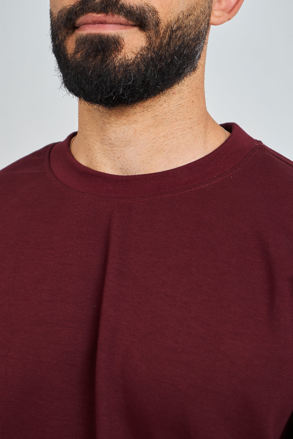 Burgundy GVOX Oversized Essential Tee
