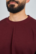 Burgundy GVOX Oversized Essential Tee