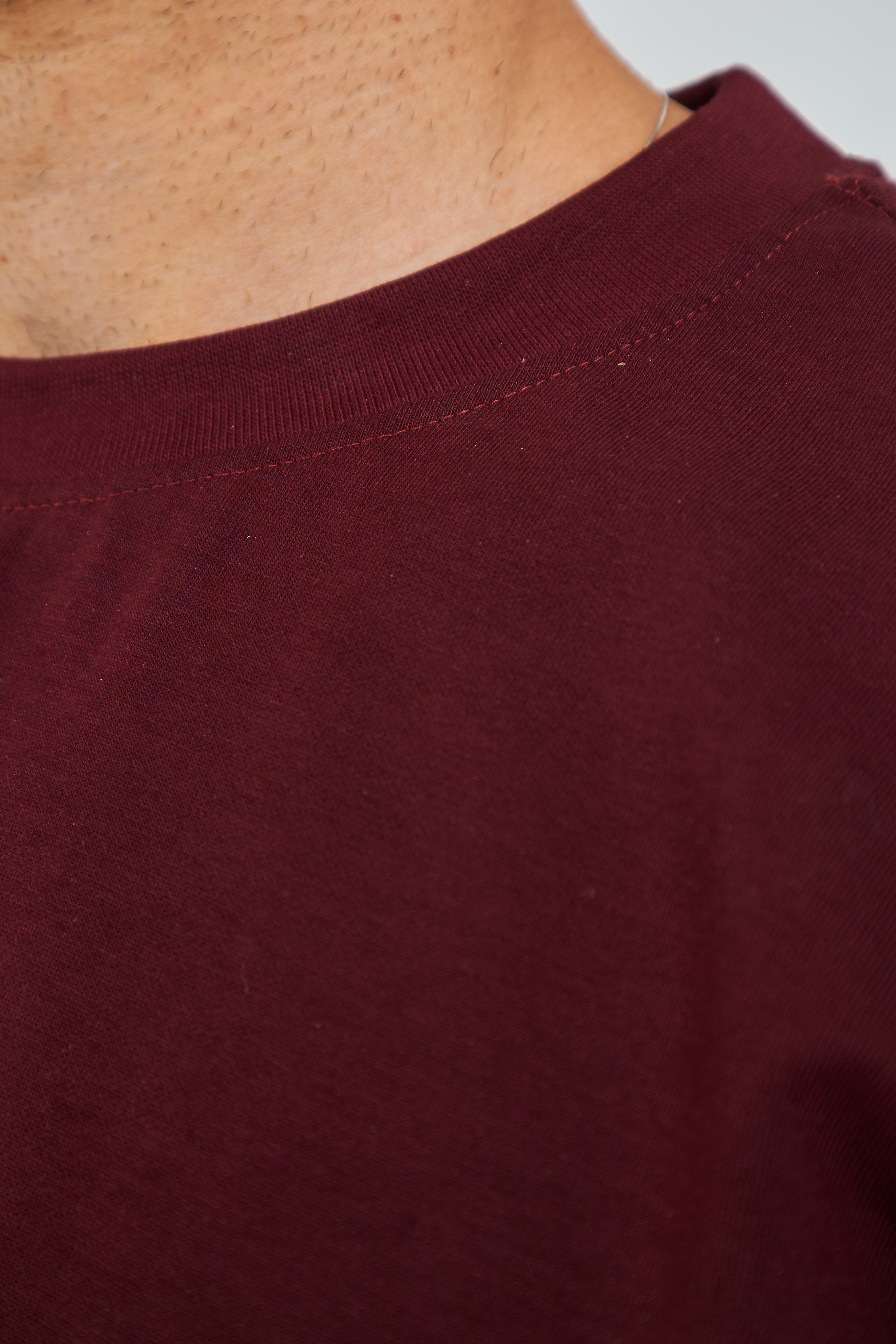 Burgundy GVOX Oversized Essential Tee