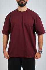 Burgundy GVOX Oversized Essential Tee