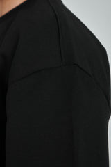 Black GVOX Oversized Essential Tee