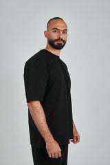 Black GVOX Oversized Essential Tee