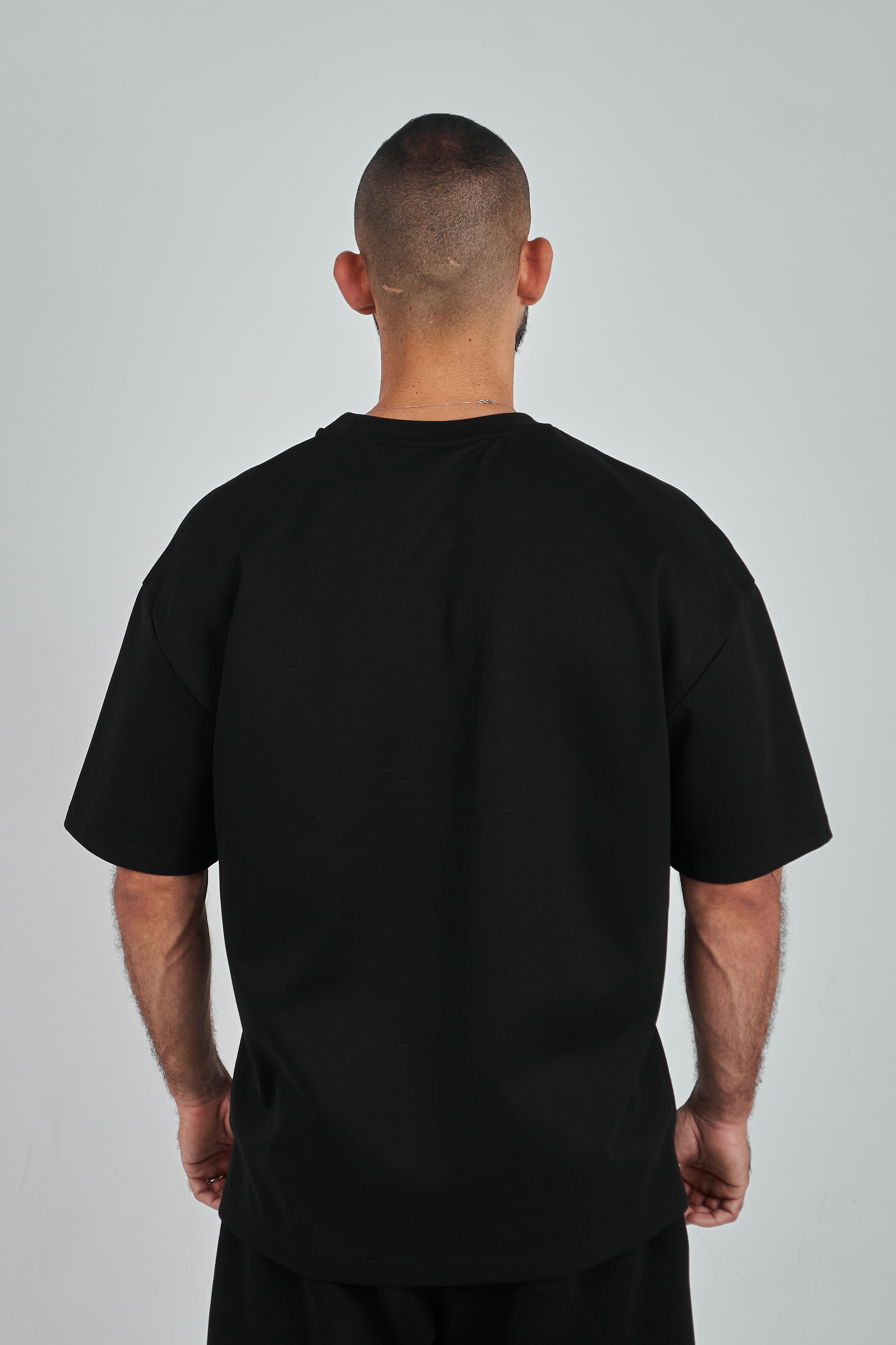 Black GVOX Oversized Essential Tee