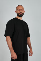 Black GVOX Oversized Essential Tee