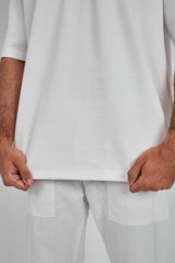 White GVOX Oversized Essential Tee