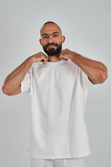 White GVOX Oversized Essential Tee